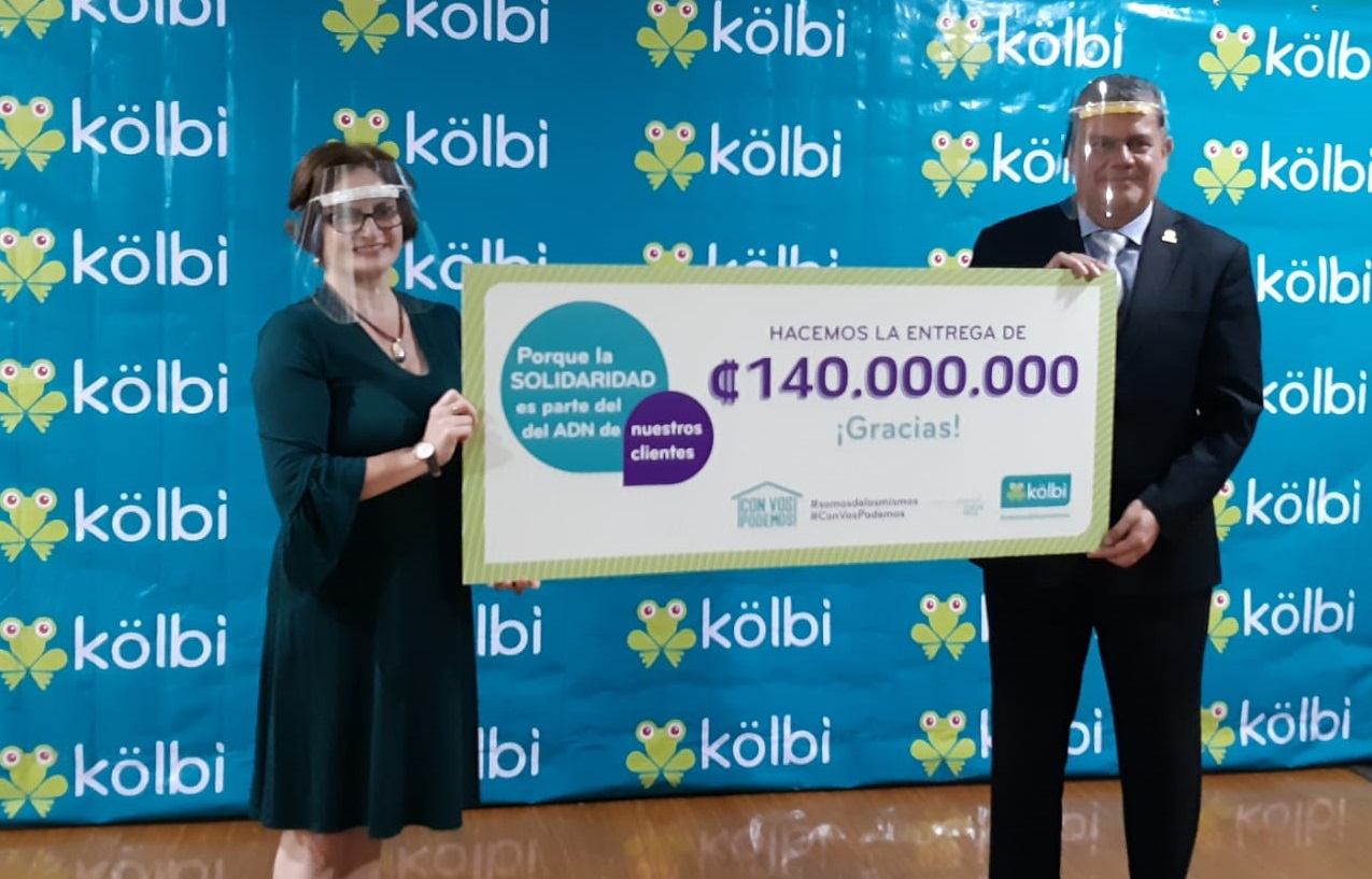 Clientes kölbi recaudan 140 millones de colones en campaña con vos podemos