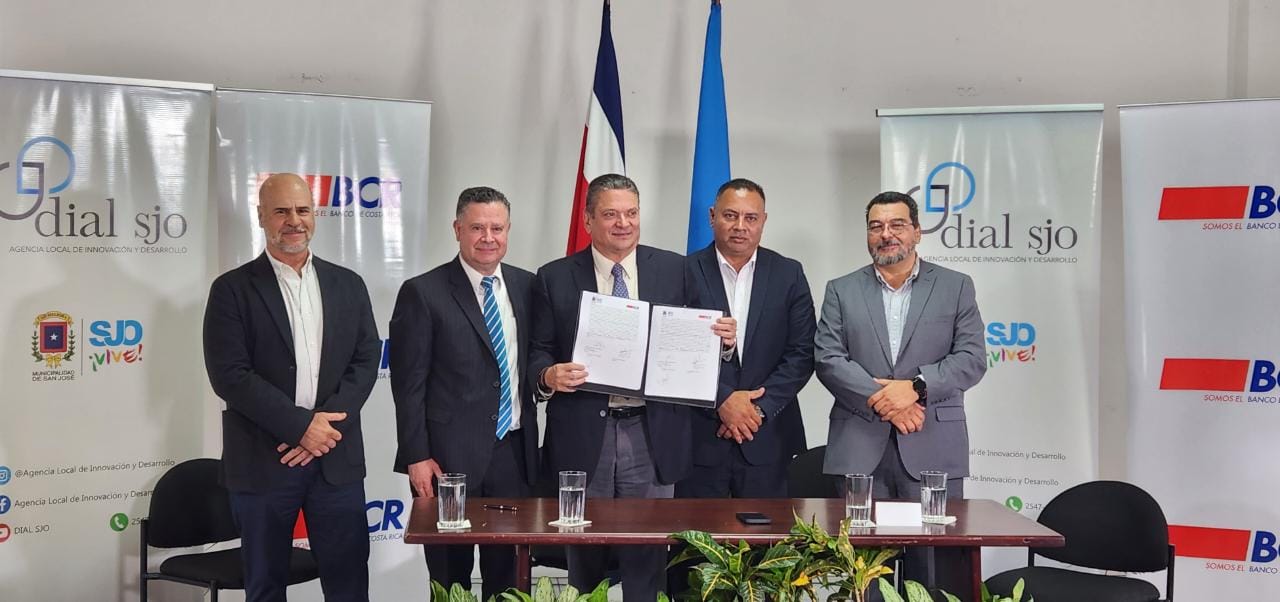 BCR y Municipalidad de San José firman convenio para impulsar las MiPymes del cantón